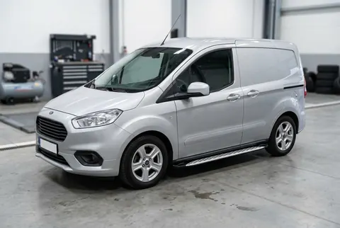 Бокові пороги Shining V1 (2 шт., Алюміній) для Ford Courier 2014-2023 рр — Ford Courier 2014-2023 гг. DianaParts
