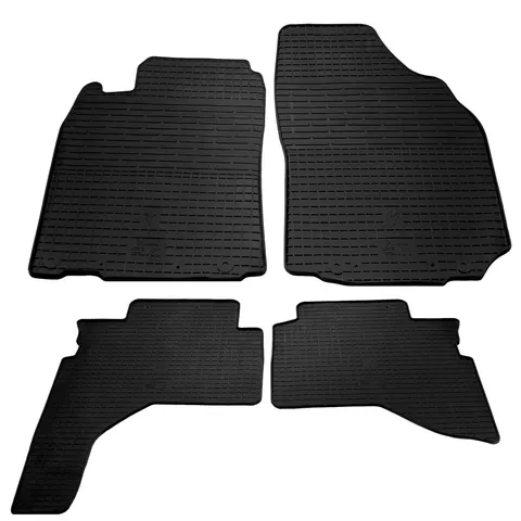 Гумові килимки (4 шт, Stingray Premium) для Mitsubishi Pajero Sport 1996-2007 рр — Mitsubishi Pajero Sport 1996-2007 гг. DianaParts
