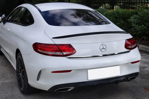 Спойлер для Coupe (1234 Upgrade, чорний) для Mercedes C-сlass W205 2014-2021 рр — Mercedes C-сlass W205 2014-2021 гг. DianaParts