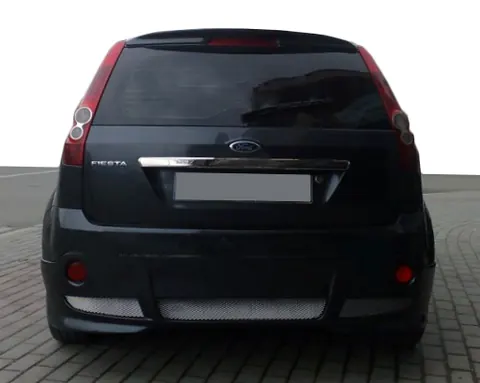 Задній бампер 2005-2008 (накладка, під фарбування) для Ford Fiesta рр — Ford Fiesta 2002-2008 гг. DianaParts