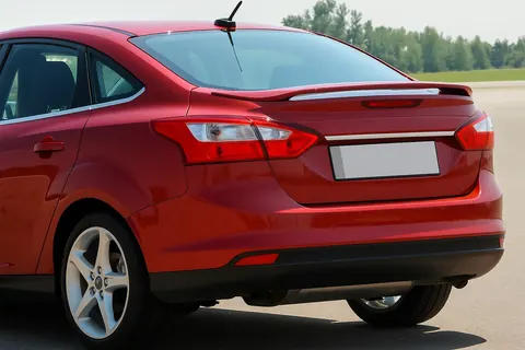 Планка над номером вузька (нерж) Седан (хром) для Ford Focus III 2011-2017 рр — Ford Focus III 2011-2017 гг. DianaParts