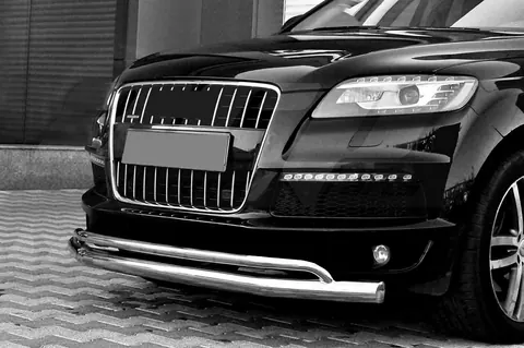 Передній захист ST017 (нерж.) для Ауди Q7 2005-2015 рр — Audi Q7 2005-2015 гг. DianaParts