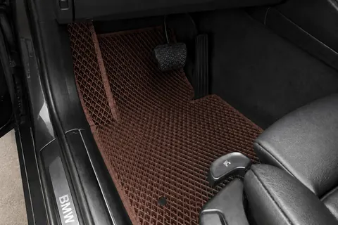 Килимки EVA (коричневі) для BMW 3 серія E46 1998-2006 рр — BMW 3 серия E46 1998-2006 гг. DianaParts