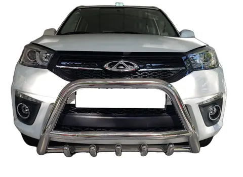 Кенгурятник WT003 (нерж) для Chery Tiggo 3 2005- рр — Chery Tiggo 3 2005- гг. DianaParts