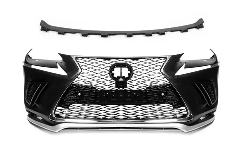 Бампер з решіткою в рестайлінг дизайні для Lexus NX 2014-2021 рр — Lexus NX 2014-2021 гг. DianaParts