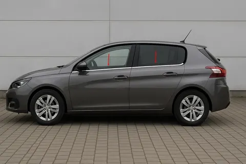 Нижня окантовка вікон OmsaLine (4 шт., нерж.) для Peugeot 308 2014-2021 рр — Peugeot 308 2014-2021 гг. DianaParts