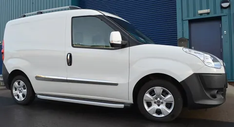 Молдинг дверний (4 шт, нерж) OmsaLine - Італійська нержавійка для Opel Combo 2012-2018 рр — Opel Combo 2012-2018 гг. DianaParts