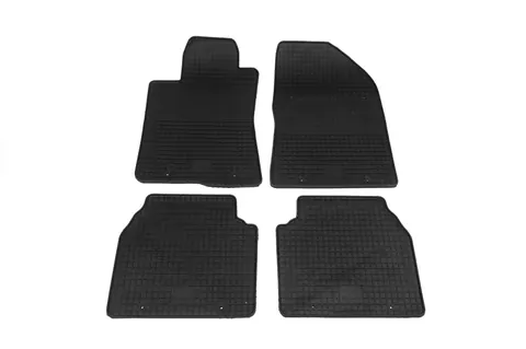 Гумові килимки (4 шт, Polytep) для Toyota Avensis 2003-2009 рр — Toyota Avensis 2003-2009 гг. DianaParts