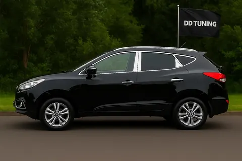 Повна окантовка стекол та стійок LIBAO (20 шт, нерж.) для Hyundai IX-35 2010-2015 рр — Hyundai IX-35 2010-2015 гг. DianaParts