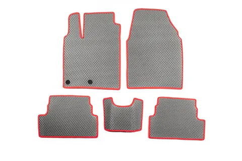 Килимки (EVA, сірі) для Nissan Qashqai 2007-2010 рр — Nissan Qashqai 2007-2010 гг. DianaParts