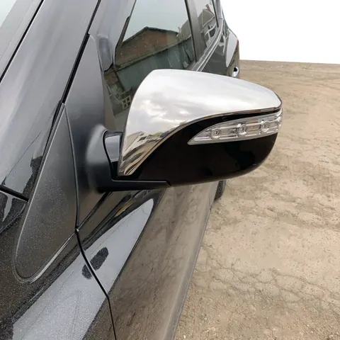 Накладки на дзеркала (2 шт, нерж.) для Hyundai IX-35 2010-2015 рр — Hyundai IX-35 2010-2015 гг. DianaParts