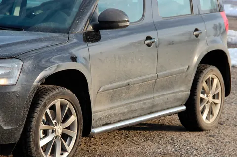 Бічні труби (2 шт., нерж) для Skoda Yeti 2009-2017 рр — Skoda Yeti 2009-2017 гг. DianaParts
