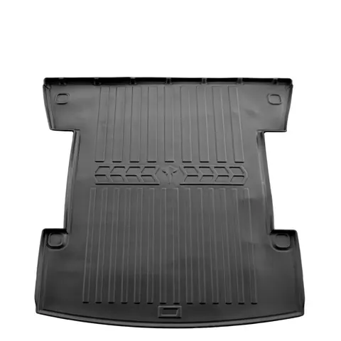 Килимок в багажник Stingray 3D (7-місний зі складеним 3-м рядом, довга база) для Volkswagen Caddy 2010-2015 рр