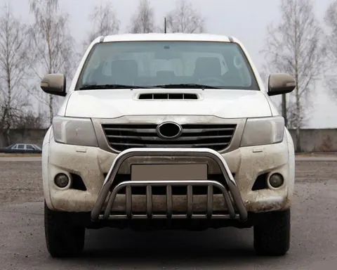 Кенгурятник WT002 (нерж.) для Toyota Hilux 2006-2015 рр — Toyota Hilux 2006-2015 гг. DianaParts