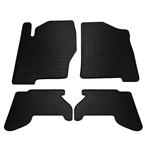 Гумові килимки (4 шт, Stingray Premium) для Nissan Navara 2006-2015 рр — Nissan Navara 2006-2015 гг. DianaParts
