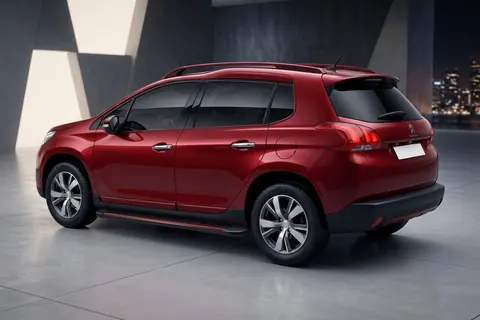 Бокові пороги Maya Red (2 шт., алюміній) 2014-2016 для Peugeot -2016 рр — Peugeot 3008 2008-2016 гг. DianaParts
