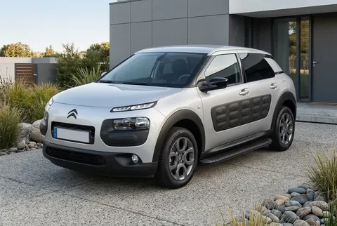 Бокові пороги Tayga Black (2 шт., Алюміній) для Citroen Cactus 2014-2020 рр — Citroen Cactus 2014-2020 гг. DianaParts