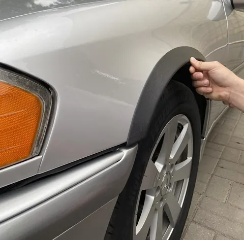 Накладки на арки (4 шт, чорні, ABS-пластик) для Mercedes C-class W202 1993-2001 рр — Mercedes C-class W202 1993-2001 гг. DianaParts
