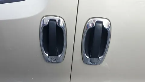 Окантовка дверної ручки (4 шт, нерж) Carmos - Турецька сталь для Citroen Nemo 2007-2017 рр — Citroen Nemo 2007-2017 гг. DianaParts