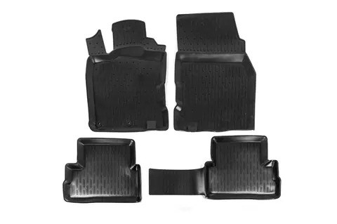 Гумові килимки (4 шт, Niken 3D) для Nissan Qashqai 2014-2021 рр — Nissan Qashqai 2014-2021 гг. DianaParts