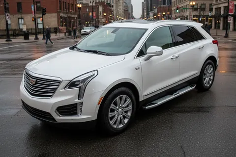 Бокові пороги Mevsim Grey (2 шт., Алюміній) для Cadillac XT5 2016- рр — Cadillac XT5 2016- гг. DianaParts