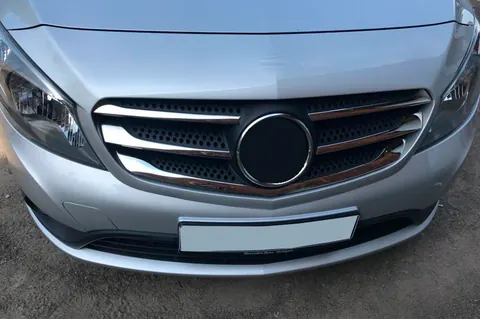 Накладки на решітку (5 шт, нерж) Carmos - Турецька сталь для Mercedes Citan 2013-2021 рр — Mercedes Citan 2013-2021 гг. DianaParts