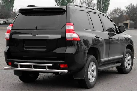 Задня дуга AK002-2v2 (нерж) для Toyota Land Cruiser Prado 150 2009-2023 рр — Toyota Land Cruiser Prado 150 2009-2023 гг. DianaParts