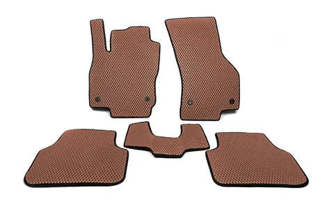 Килимки EVA (Коричневий) для Skoda Octavia III A7 2013-2019 рр — Skoda Octavia III A7 2013-2019 гг. DianaParts