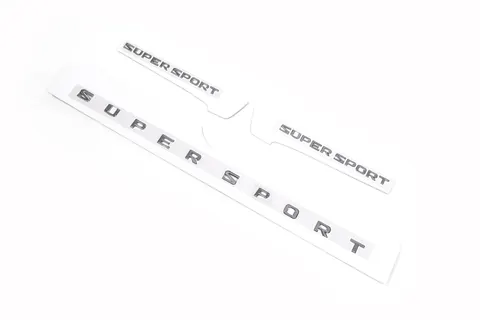Комплект шильдиків Supersport (3 шт) — Универсальные аксессуары DianaParts