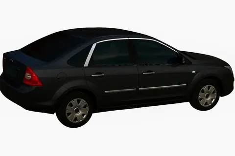 Верхня окантовка скла HB (6 шт, нерж.) для Ford Focus II 2008-2011 рр — Ford Focus II 2008-2011 гг. DianaParts