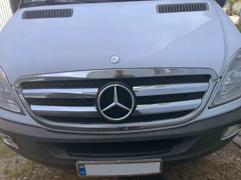 Обведення решітки (2006-2013, нерж) Carmos - Турецька сталь для Mercedes Sprinter W906 рр — Mercedes Sprinter W906 2006–2018 гг. DianaParts