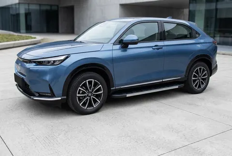 Бокові пороги Duru (2 шт., Алюміній) для Honda eNP1 2022- рр — Honda eNP1 2022- гг. DianaParts
