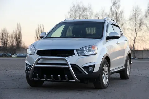 Кенгурятник WT003 (нерж.) для SsangYong Korando 2010-2019 рр — SsangYong Korando 2010-2019 гг. DianaParts