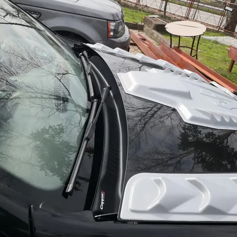 Накладка на жабо (ABS) для Renault Duster 2008-2017 рр — Renault Duster 2008–2017 гг. DianaParts