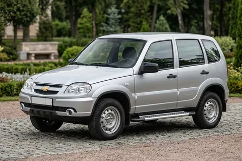 Бокові пороги New Vision Grey (2 шт., алюміній) для Chevrolet Niva 1998-2020 рр — Chevrolet Niva 1998-2020 гг. DianaParts
