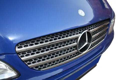 Накладки на решітку (7 частин, нерж.) OmsaLine - Італійська нержавійка для Mercedes Viano 2004-2014 рр — Mercedes Viano 2004-2014 гг. DianaParts