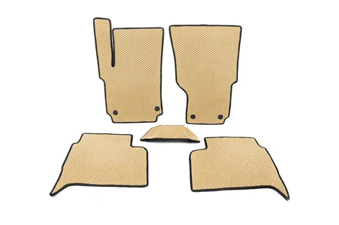 Килимки EVA (Бежевий) для Volkswagen Amarok 2010-2022 рр — Volkswagen Amarok 2010-2022 гг. DianaParts