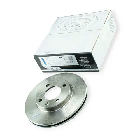 Диск гальмівний Volkswagen Golf, Passat, Jetta, Audi 80 89- передній (d239x20mm) SAMKO — Гальмівна система DianaParts