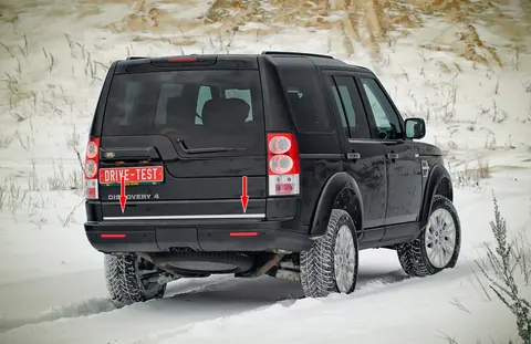 Кромка багажника (нерж.) для Land Rover Discovery IV 2009-2017 рр — Land Rover Discovery IV 2009-2017 гг. DianaParts