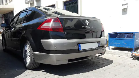 Задня накладка на бампер (під фарбування) для Renault Megane II 2004-2009 рр — Renault Megane II 2004-2009 гг. DianaParts