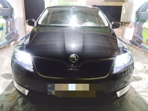 Зимова решітка (верхня) Матова для Skoda Rapid 2012-2019 рр — Skoda Rapid 2012-2019 гг. DianaParts