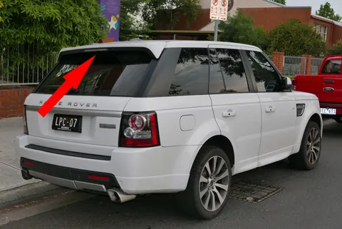 Спойлер (під фарбування) для Range Rover Sport 2005-2013 рр — Range Rover Sport 2005-2013 гг. DianaParts