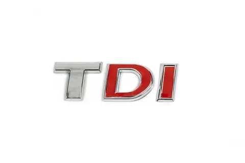Напис Tdi (косою шрифт) Червоні DІ для Volkswagen Crafter 2006-2016 рр — Volkswagen Crafter 2006-2016 гг. DianaParts