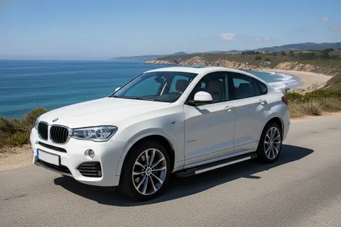 Бокові пороги RedLine (2 шт., Алюміній) для BMW X4 F26 2014-2018 рр — BMW X4 F26 2014-2018 гг. DianaParts