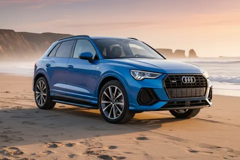 Бокові пороги Maya Blue (2 шт., Алюміній) для Ауди Q3 2019- рр — Audi Q3 2019- гг. DianaParts
