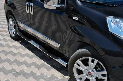 Бічні труби Ø70 (2 шт., Нерж.) для Fiat Fiorino/Qubo 2008-2024 рр — Fiat Fiorino/Qubo 2008-2024 гг. DianaParts