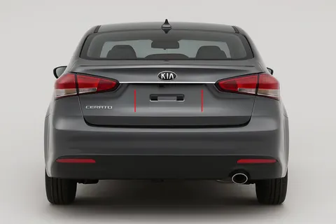 Планка над номером для Sedan (нерж.) для Kia Cerato 3 2013-2018 рр — Kia Cerato 3 2013-2018 гг. DianaParts