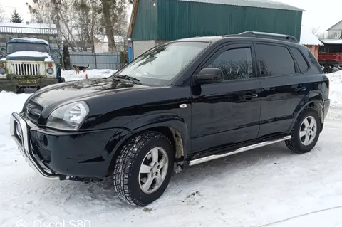 Бічні труби BB002 (2 шт., нерж.) для Hyundai Tucson JM 2004- рр — Hyundai Tucson JM 2004- гг. DianaParts