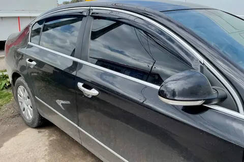 Вітровики з хромованим молдингом молдингом SD (4 шт, EU, HIC) для Volkswagen Passat B7 2012-2015 рр — Volkswagen Passat B7 2012-2015 гг. DianaParts