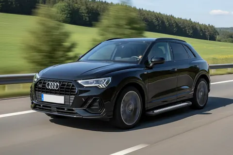 Бокові пороги Vision New Black (2 шт., Алюміній) для Ауди Q3 2019- рр — Audi Q3 2019- гг. DianaParts